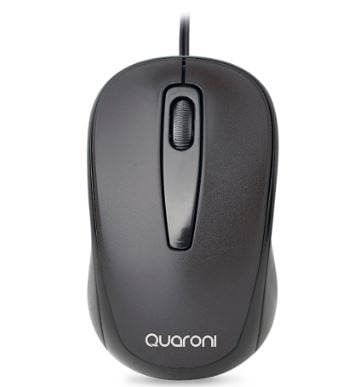 Mouse optico quaroni Negro
